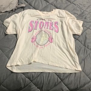 The Rolling Stone Cropped Shirt Size Large